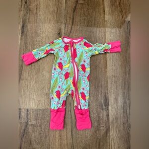 Coco Moon Ginger Floral sleeper